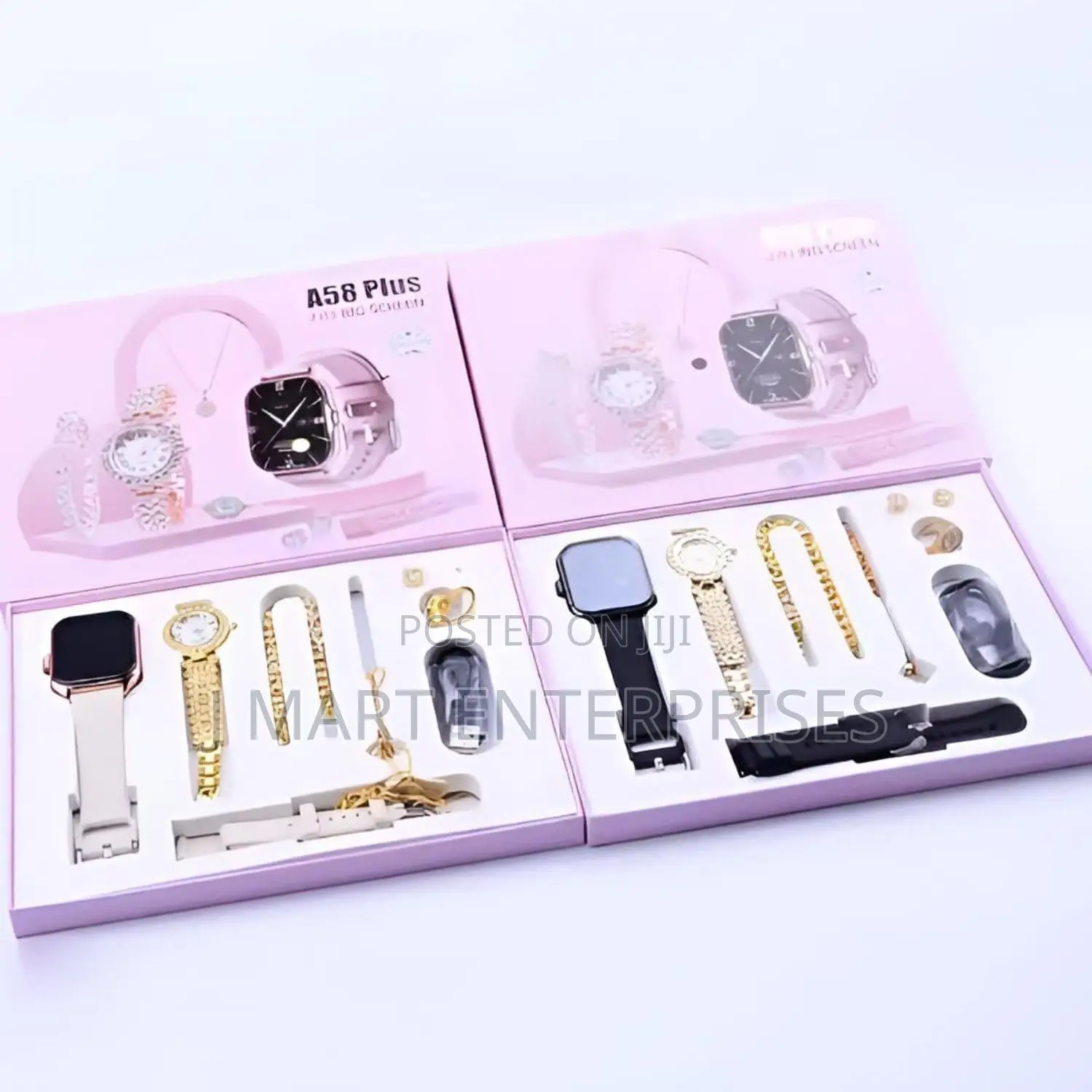 A58 Plus Suit With 2 Straps Necklaces Set Bt Call 2.02inch Smartwatch