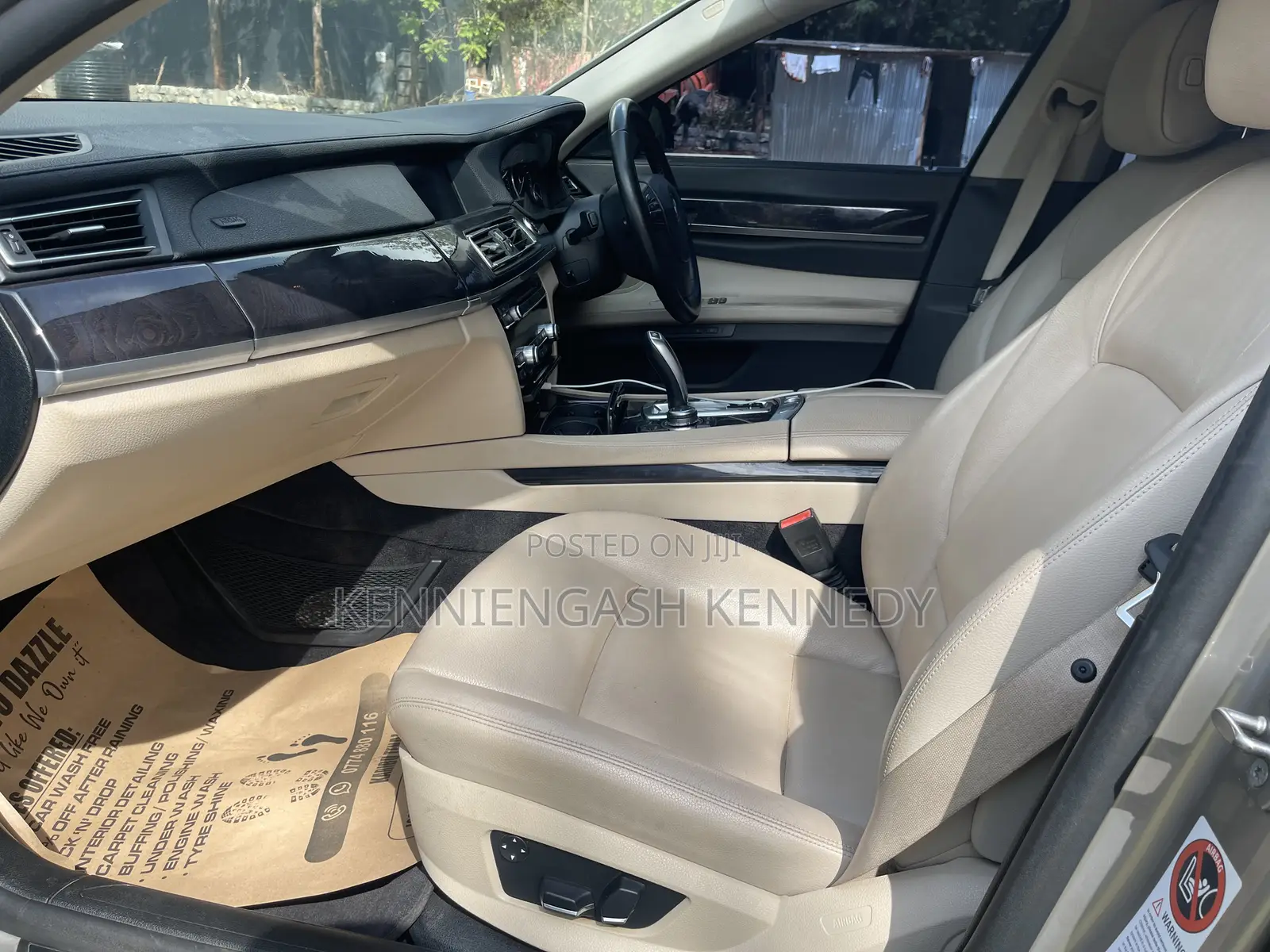 BMW 740 2011 Beige