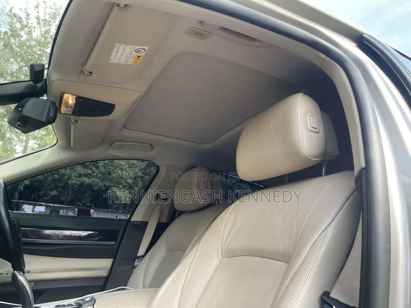 BMW 740 2011 Beige