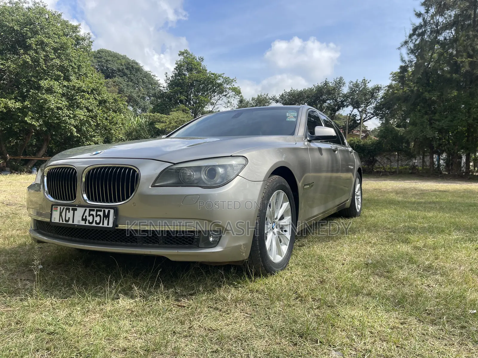 BMW 740 2011 Beige