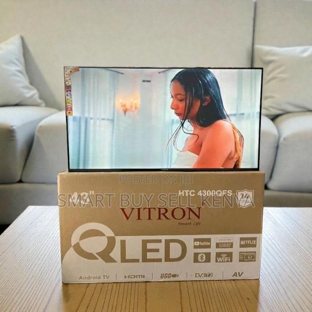 Netflix Youtube Play Store Vitron 43 Inch Qled Smart Android Led Tv - thumbnail 2