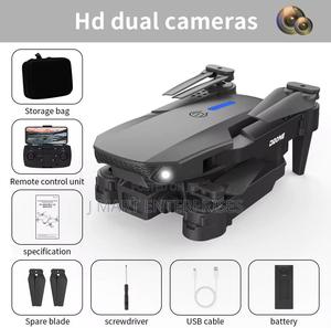 E88 Foldable Drone WHD Dual Camera, Obstacle Avoidance, Compact Design - thumbnail 2
