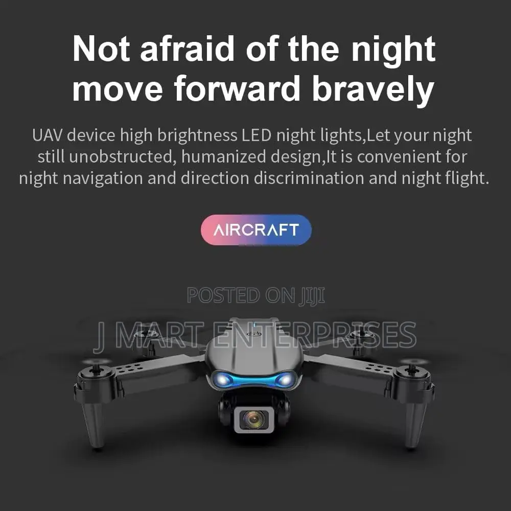 E88 Foldable Drone WHD Dual Camera, Obstacle Avoidance, Compact Design