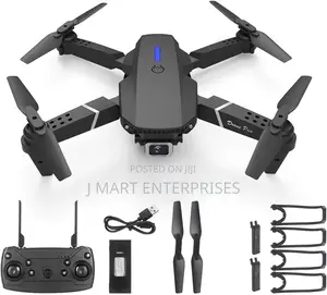 E88 Foldable Drone WHD Dual Camera, Obstacle Avoidance, Compact Design
