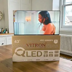 Vitron 43 Inch Qled Smart Android Led Tv HDR Crisp Picture Clear Sound