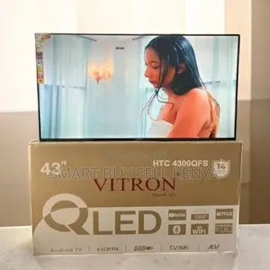 Vitron 43 Inch Smart Android Qled Tv Wide Viewing Angle Hd Display