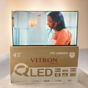 Vitron 43 Inch Qled Smart Android Tv Fast Processor Wifi Support