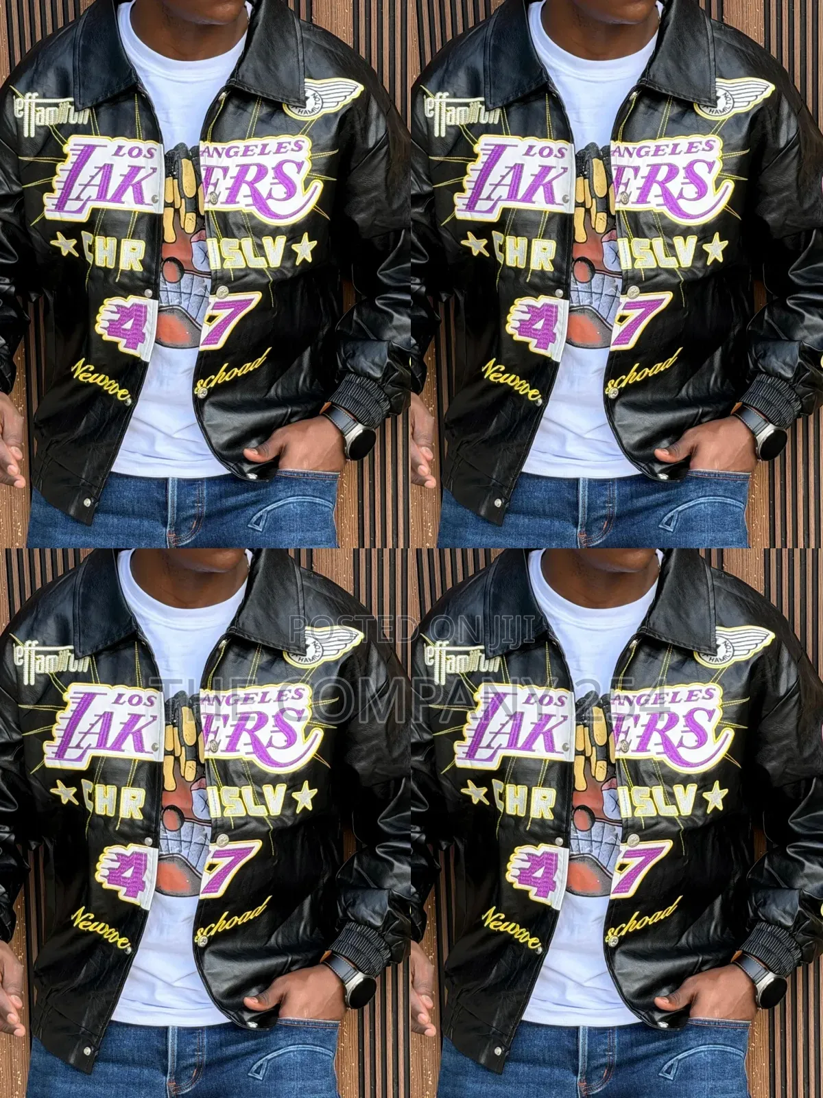 Quality Design Unisex Casual Lakers Riders Jacket