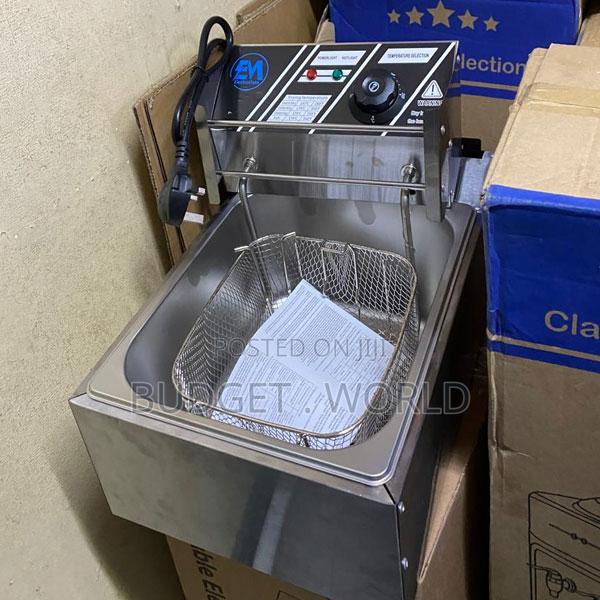 New Stainless Steel Single Tank Energy Efficient 6 L Single Deep Fryer
