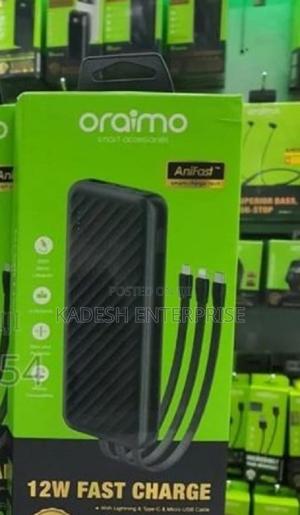 Oraimo P5101 Powerbank(10000+3 Cables)