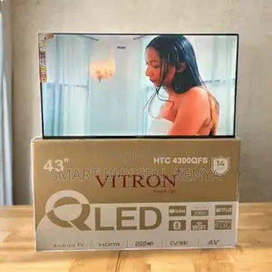 Vitron 43 Inch Smart Android Qled Tv Wifi HDR High Definition