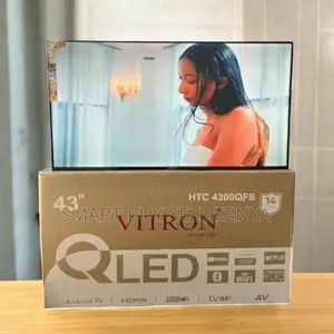Vitron 43 Inch Qled Smart Android Frameless Tv Chromecast Built In
