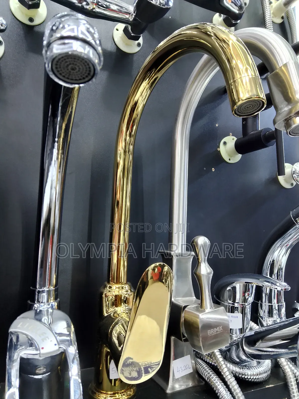 Brimix Kitchen Mixer Gold