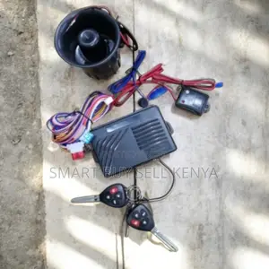 Intelligent Vehicle Security Alarm Kit With Two Flip Key Remotes