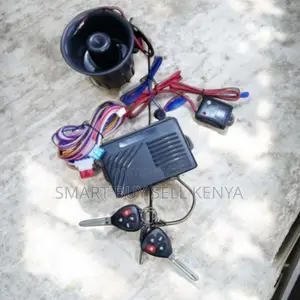 Universal Car Security System Kit With 2 Flip Keys Heavy-Duty Design
