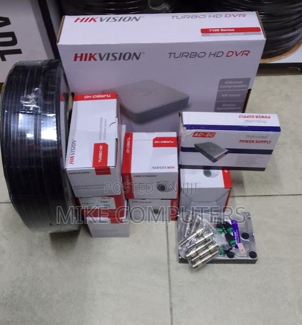 Hikvision 4 Dome Bullets 1080p 2mp CCTV Security Cameras - main view