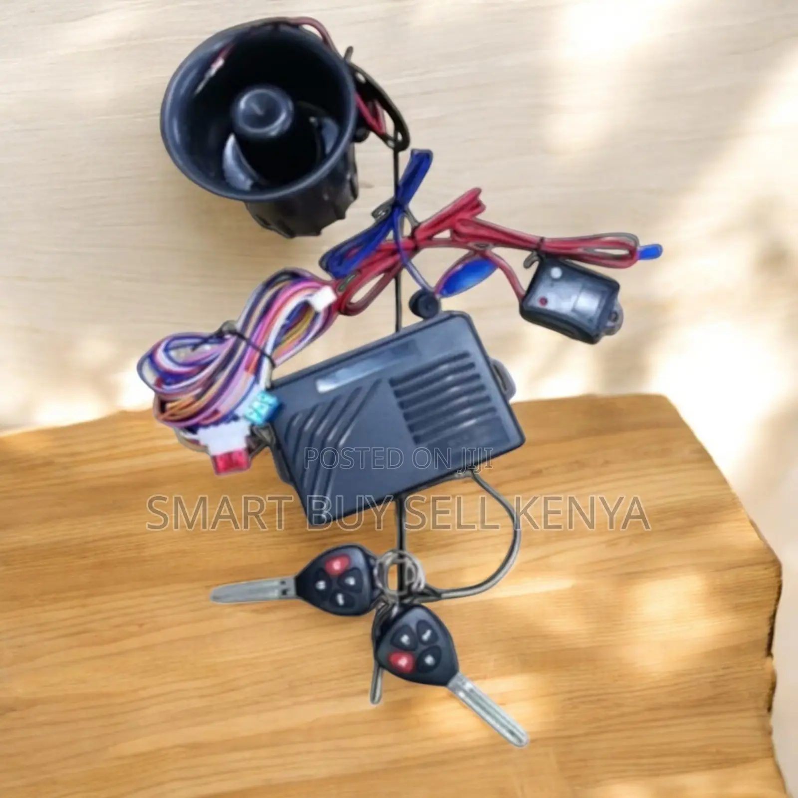 High-Tech Car Alarm System With Remote Start and Loud Siren