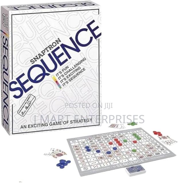 Sequence Board Game – Strategy Card Game for Families, Teens Adults - main view