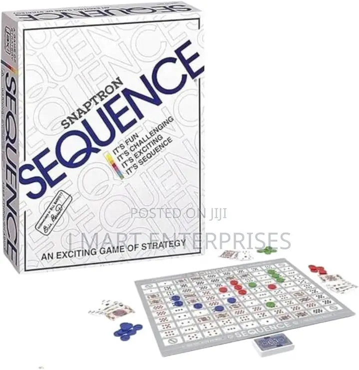 Sequence Board Game – Strategy Card Game for Families, Teens Adults
