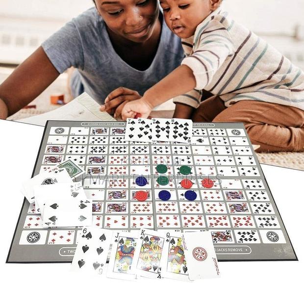 Sequence Board Game – Strategy Card Game for Families, Teens Adults - thumbnail 3