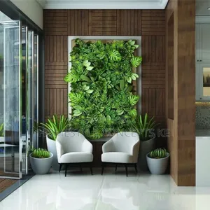 Modern Wall Decorative Designs Flowers Grass Backdrops Panels Lights