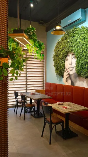 Modern Cool Interior Design Flowers Grass Walls Balcony Office Home