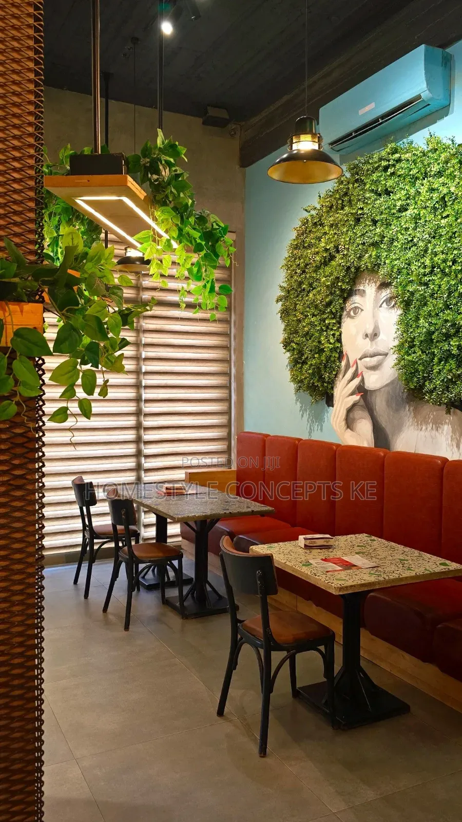 Modern Cool Interior Design Flowers Grass Walls Balcony Office Home