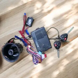 Long-Lasting Car Security Kit With Flip Remotes and Siren Alarm