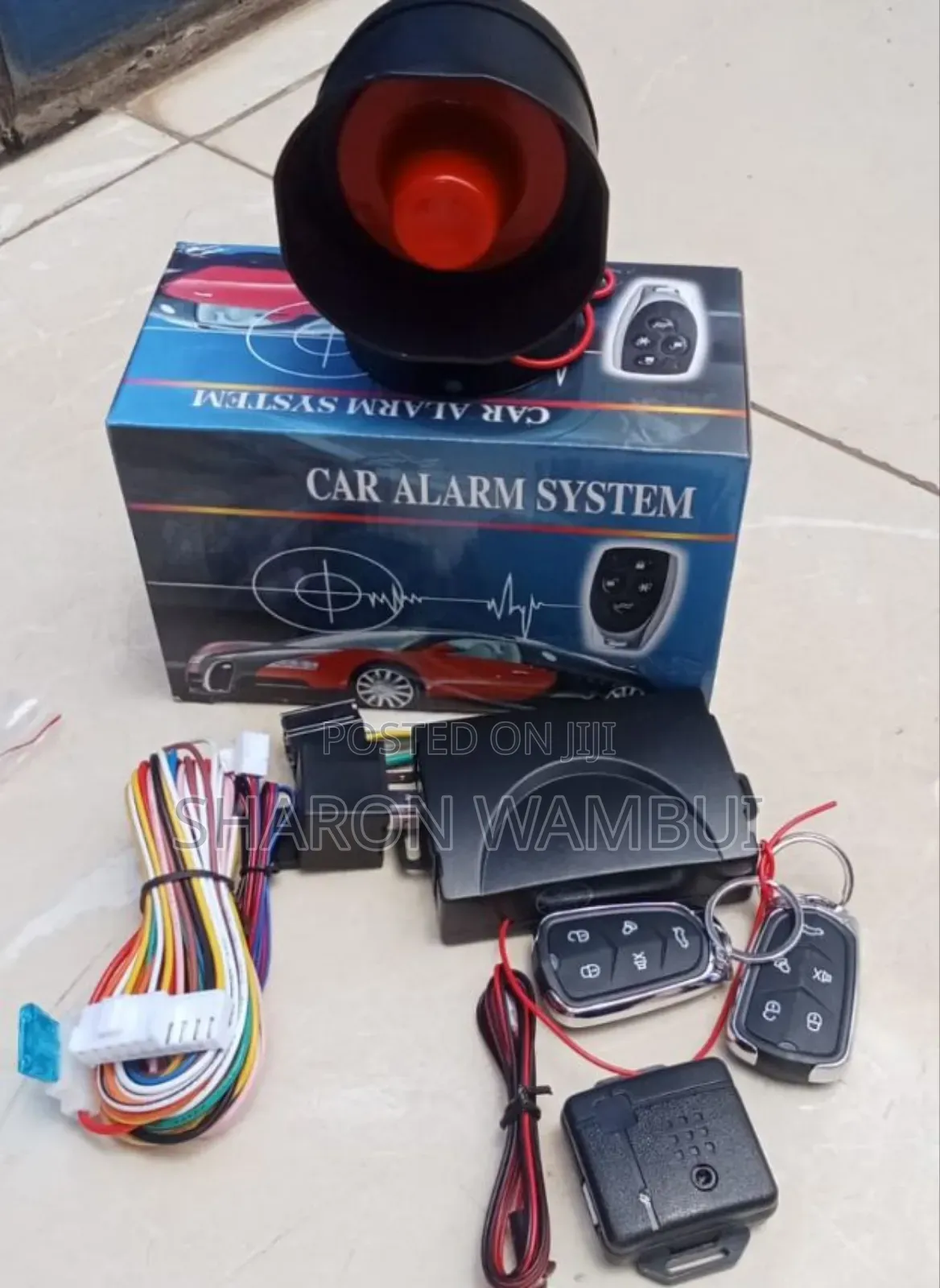 New Car Alarm System TSK- 102/T376 Trunk Release Car Alarm