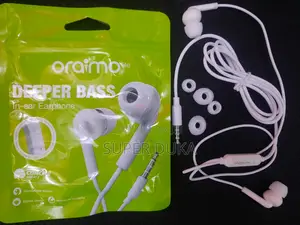 Earphones.Oraimo Conch 2 Oep-E11 in Ear. Big Bass-Original 3.5 Mm