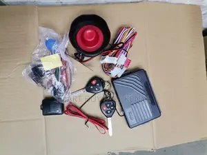 Complete Package Car Security System With Remote Controls and Siren