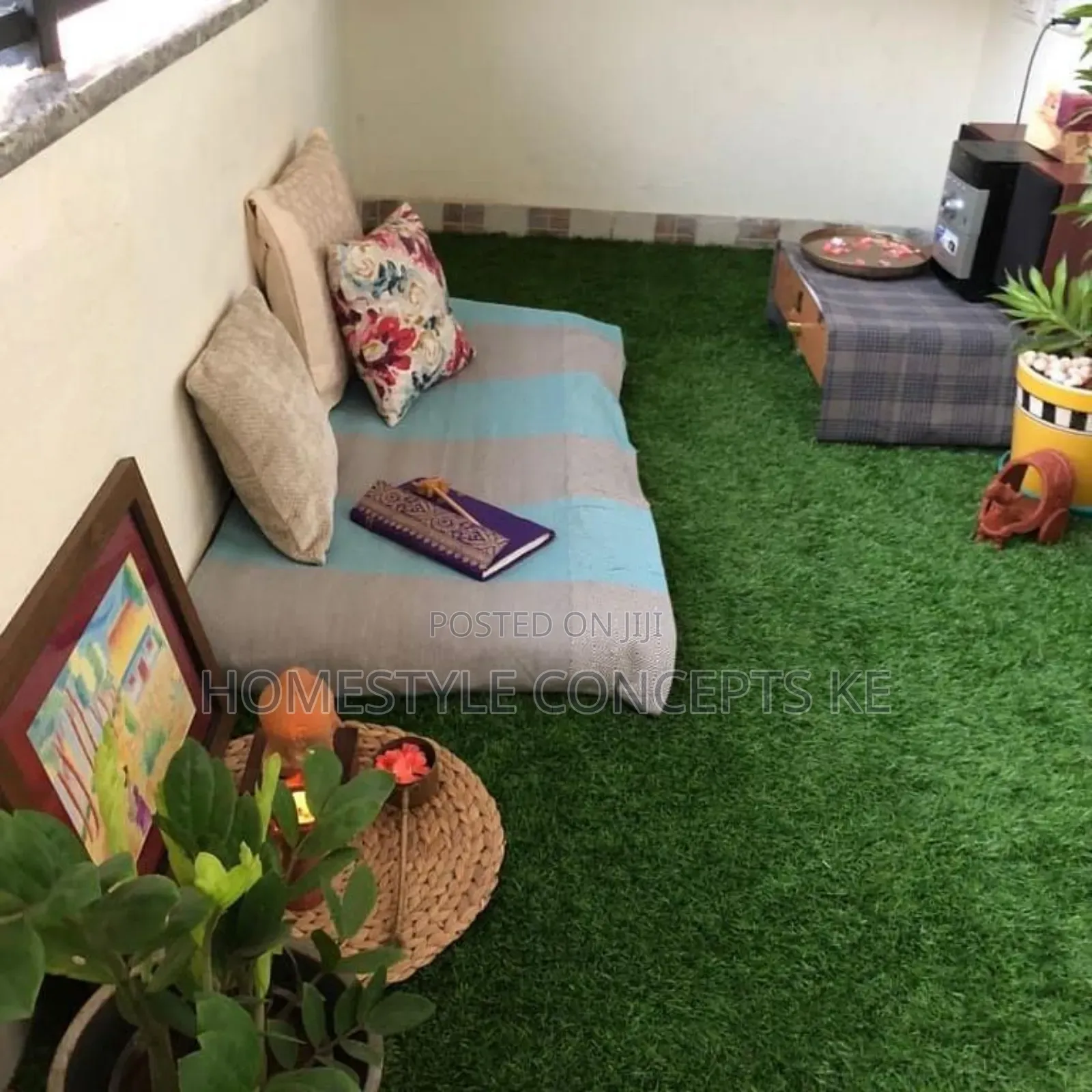 Turfgrass Artificial Flowers Grass Backdrops Panels Design Services