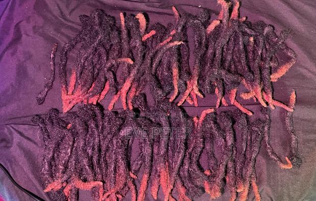 Premium 4c Dreadlocks With Highlighted Brown Tips - Ready To Install - thumbnail 5