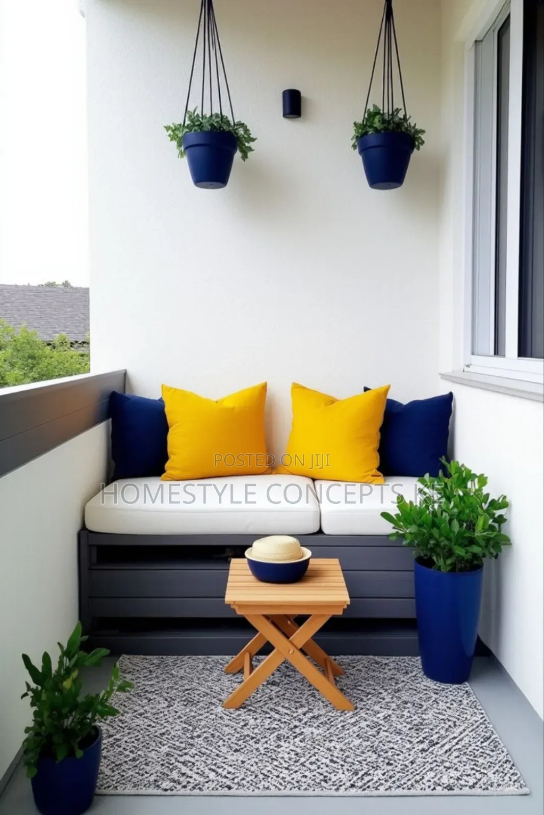 Home Office Balcony Turfgrass Artificial Flowers Grass Backdrop Decor