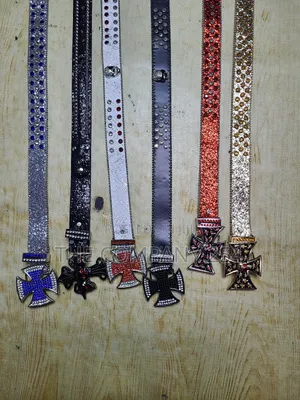 Chrome Hearts B.B Bb Simone Iced Belts Unisex Original High End Legit