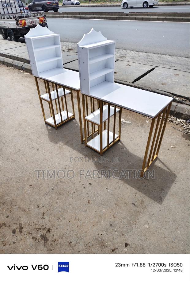 Nail Tables With Shelf - main view