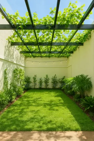 Home Office Design Turfgrass Artificial Flowers Grass Wall Backdrop