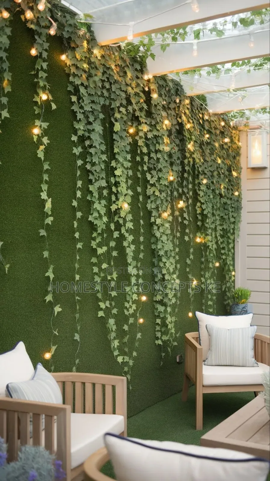Home Office Design Turfgrass Artificial Flowers Grass Wall Backdrop