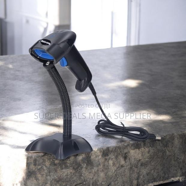 High Efficiency Usb Handheld Laser Barcode Scanner Reader With Stand