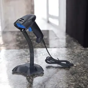 Superior Accuracy Usb Handheld Laser Barcode Scanner Reader With Stand
