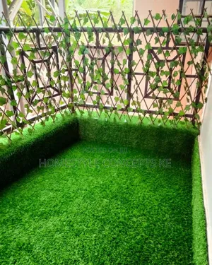 Home Balcony Interior Artificial Flower Grass Backdrop Turfgrass