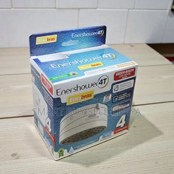 Enerbras Enershower 4t Shower Head Heater for Fresh and Borehole Water