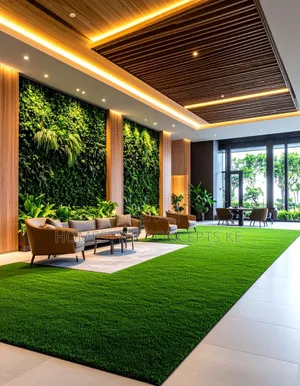 Artificial Flowers Grass Backdrop Turfgrass Balconies Design Services