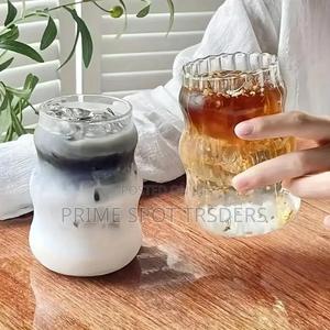 Glass Cup Cute Stripes - main view