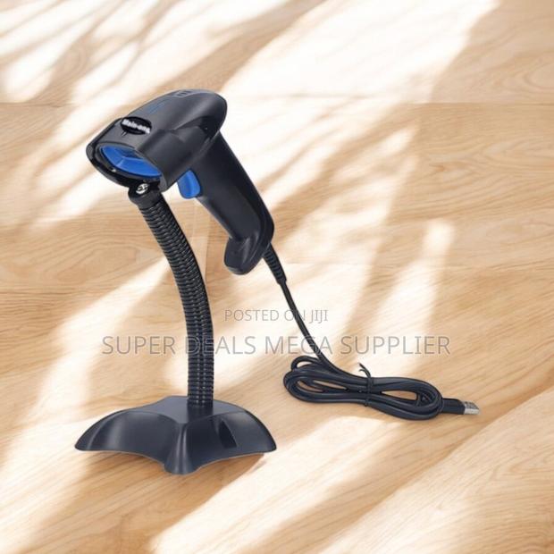Usb Wired Handheld Laser Barcode Scanner Reader With Lightweight Build