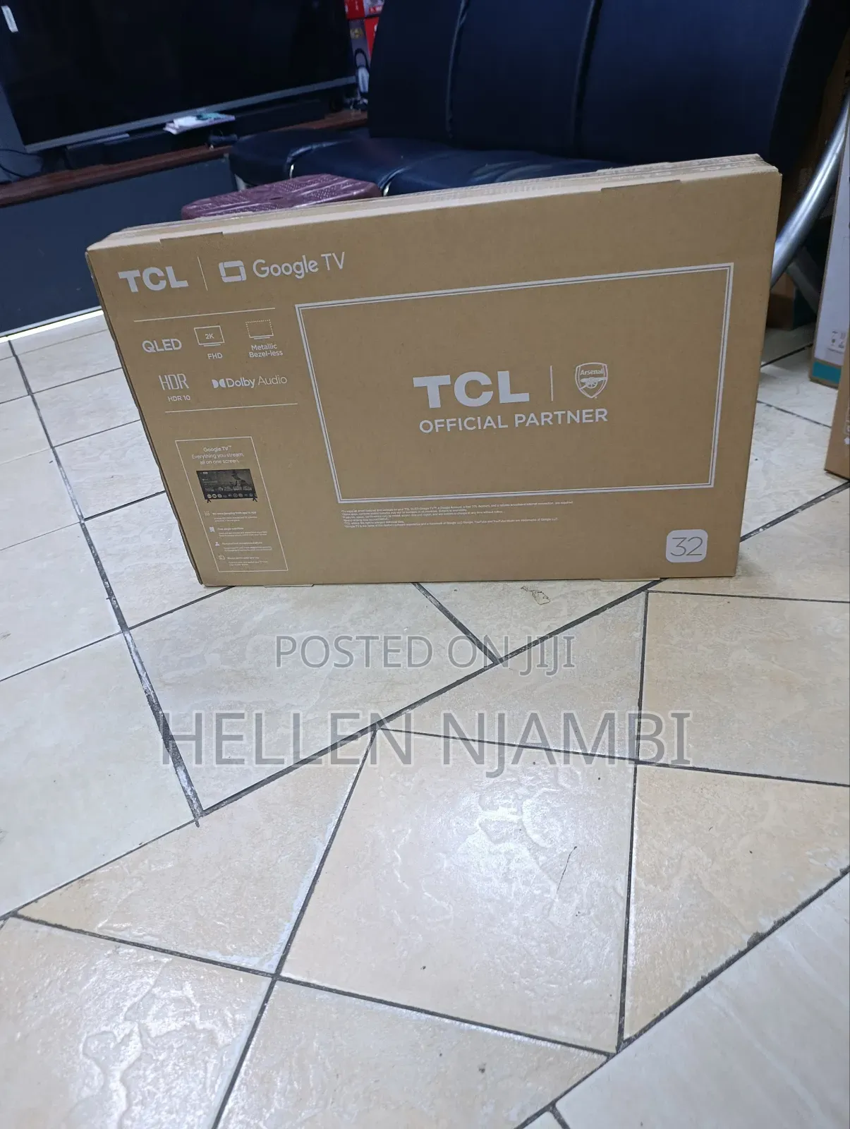32" TCL Smart Qled Frameless Google Tv
