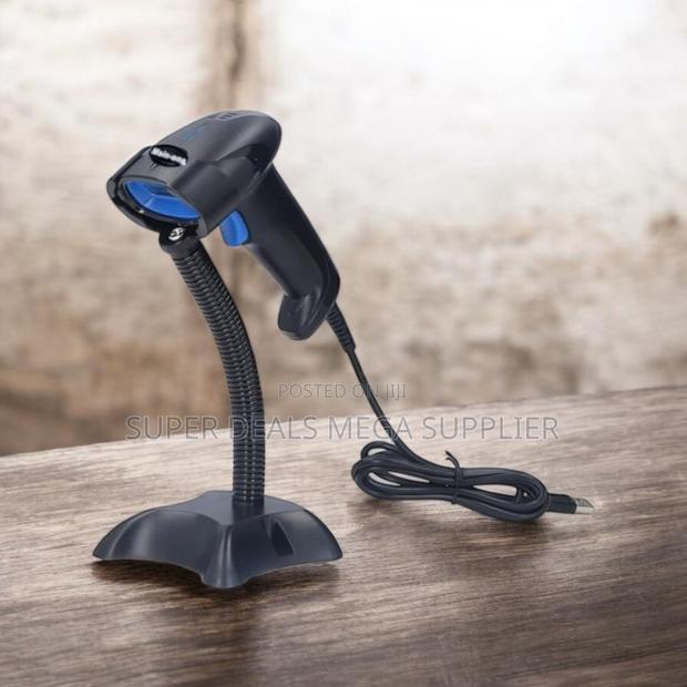 Comfortable to Hold Usb Wired Handheld Laser Barcode Scanner Reader