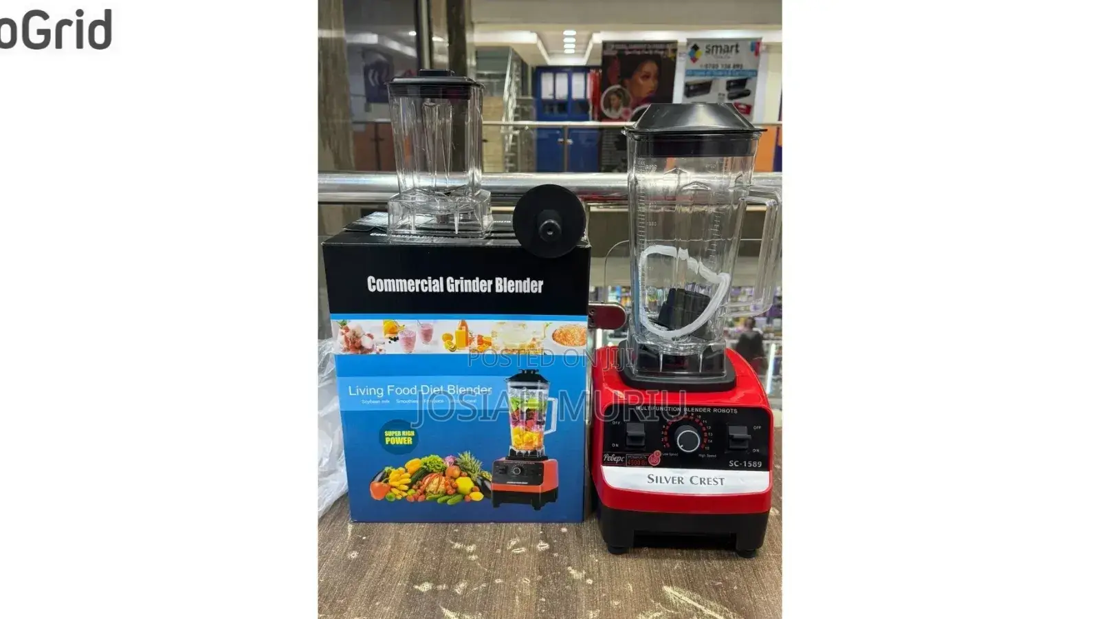 2 Litre
Silvercrest 2 in 1 Blender 4500watts