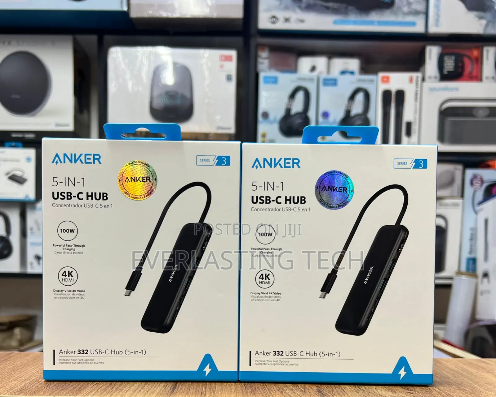 Anker 332 Usb-C Hub (5-in-1, 100w) – A8355h11 – Black