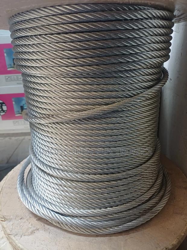 10mm Stainless Steel Wire Rope. Steel Core. - main view